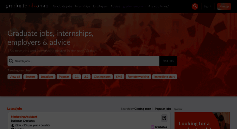 Graduate buying jobs