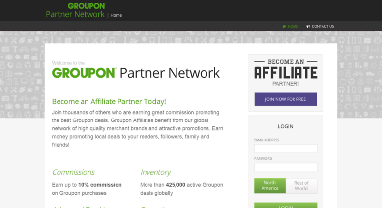 Groupon login partner