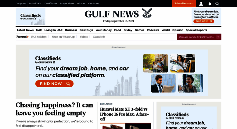 Access Gulfnews Com Gulf News No 1 In Uae And Dubai For Breaking - 