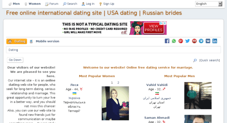 Serious online dating sites free
