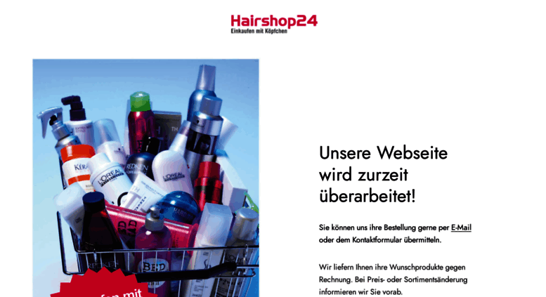 Access Hairshop24 Ch Hairshop24 Online Shop Einkaufen Mit Kopfchen