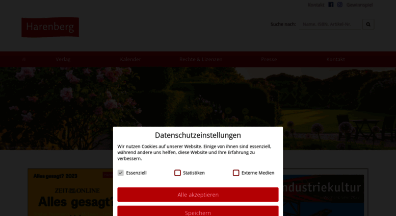 doel compressie Opmerkelijk Access harenberg-kalender.de. Hochwertige Kalender von Harenberg direkt  online kaufen!