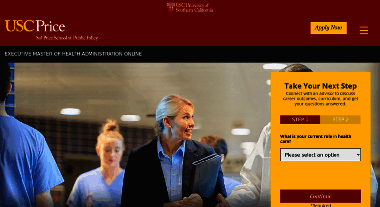 Access Healthadministrationdegree.usc.edu. Executive Masters In Health 