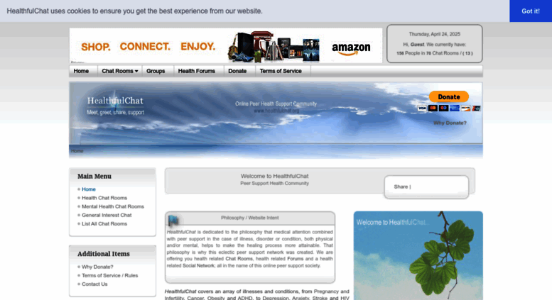 Access Healthfulchat Org Health Chat Rooms Mental Health