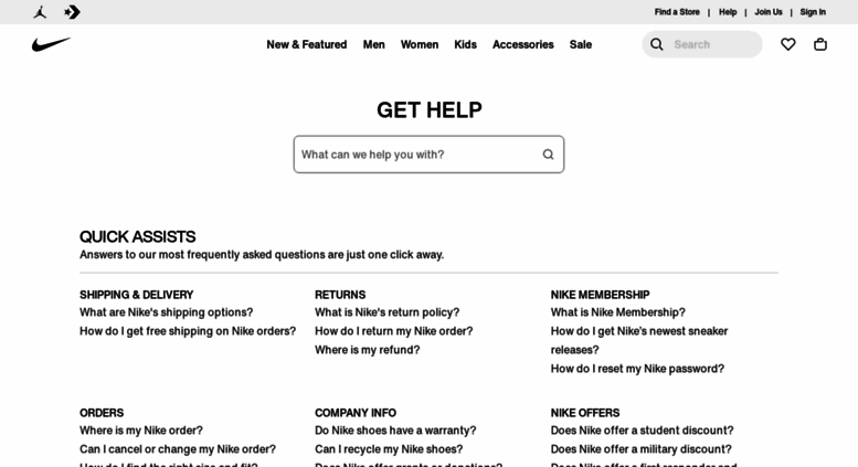 help-en-us.swoosh.com. Nike Customer 