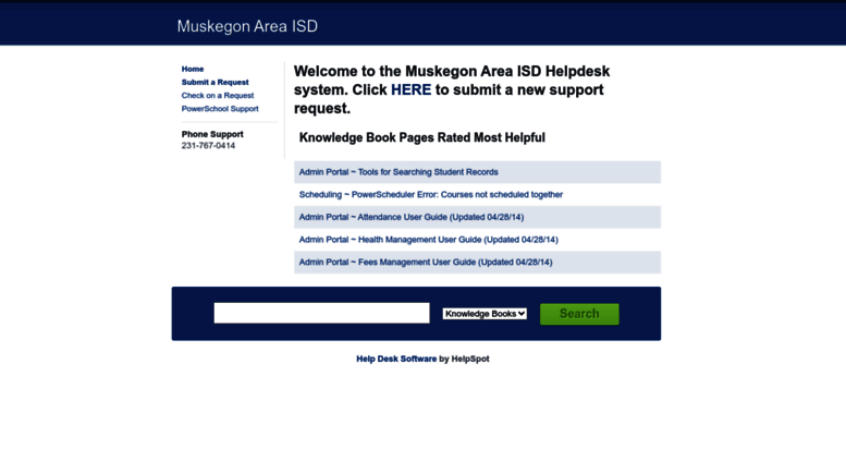 Access Helpdesk Muskegonisd Org Muskegon Area Isd