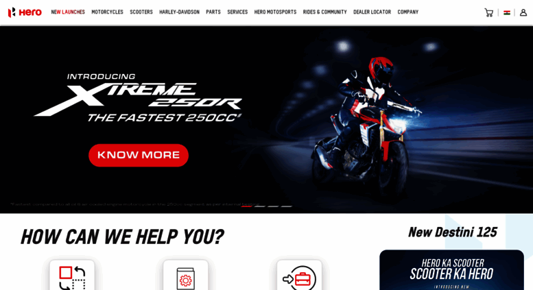 hero motocorp enquiry