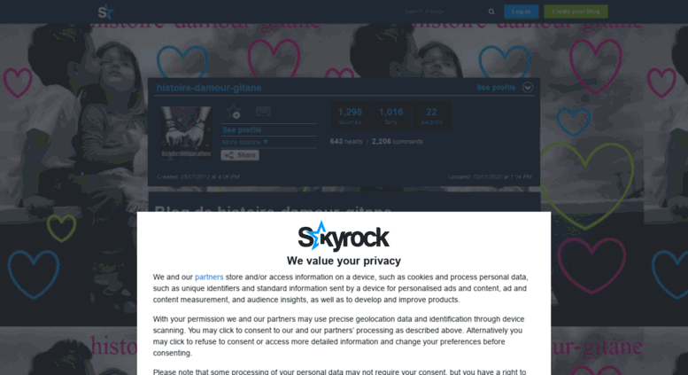 Access Histoire Damour Gitane Skyrock Com Blog De Histoire Damour Gitane Blog De Histoire Damour Gitane Skyrock Com