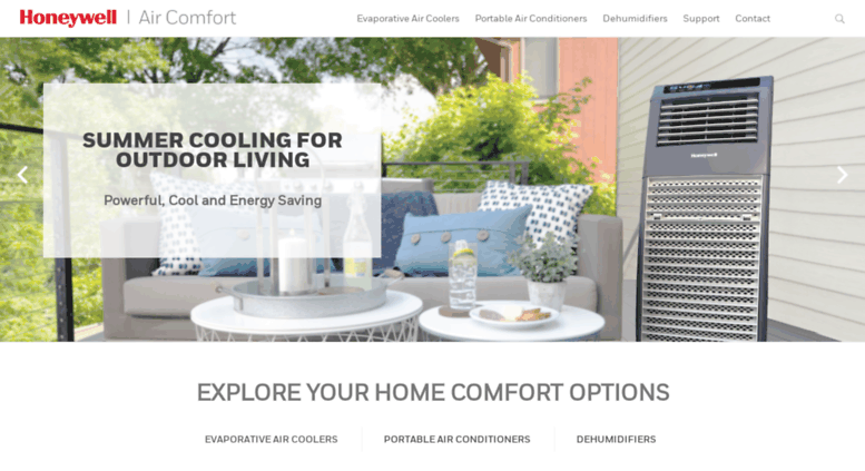 Access Honeywellaircoolers Com Honeywell Home Comfort