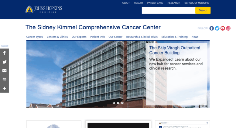 Access The Sidney Kimmel Comprehensive Cancer Center At Johns 6321