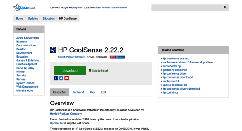 Hp coolsense что это