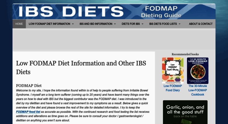Ibs Diets Fodmap Chart