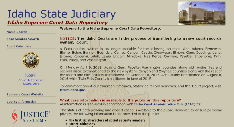 Idaho State Repository Court Records – GDAY