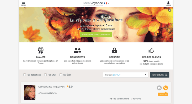 Access Idealvoyance Fr Idealvoyance France Leader De La Voyance Par Telephone Chat Ou E Mail