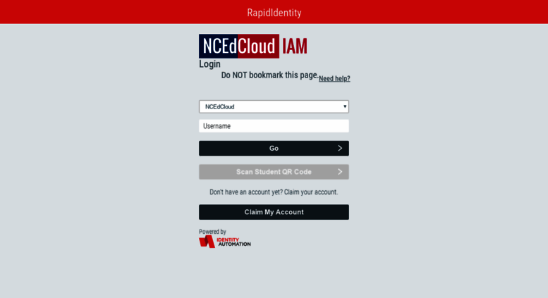 Access Idp ncedcloud Redirecting To Login 