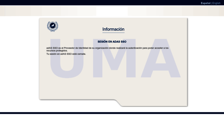 Access Idp Uma Es Iduma Servicio De Identidad De La Universidad De Malaga