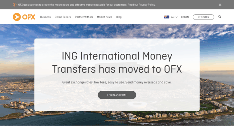 Access Ifx Ozforex Com Au Ing International Money Transfers With Ofx - 