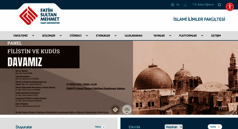 access iif fsm edu tr fsmvu islami ilimler fakultesi