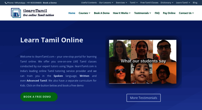 learn tamil online free
