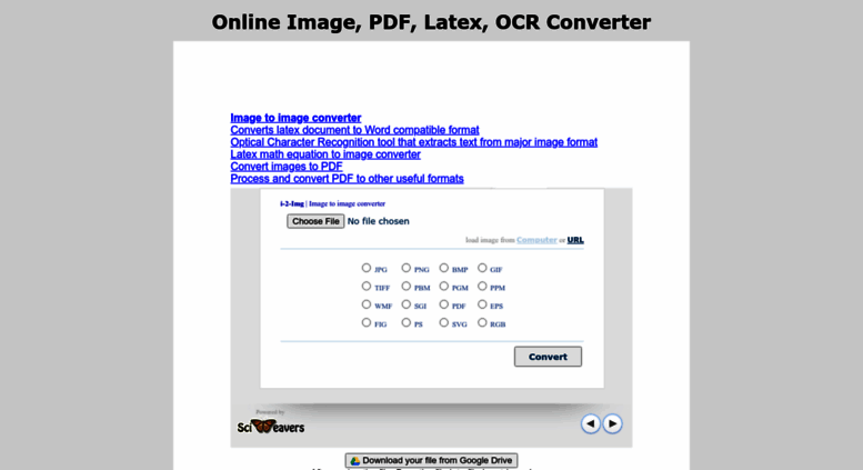 Access Imageconvert Nsspot Image To Converter Online Imageconvert Nsspot Screenshot