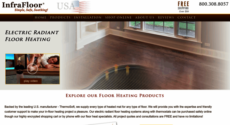 Access Infrafloor Com Electric Radiant Floor Heating And Heated