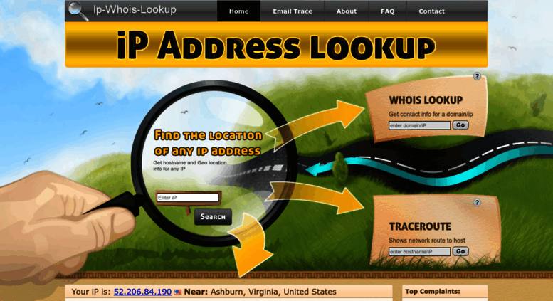 Access Ip-whois-lookup.com. What Is My IP