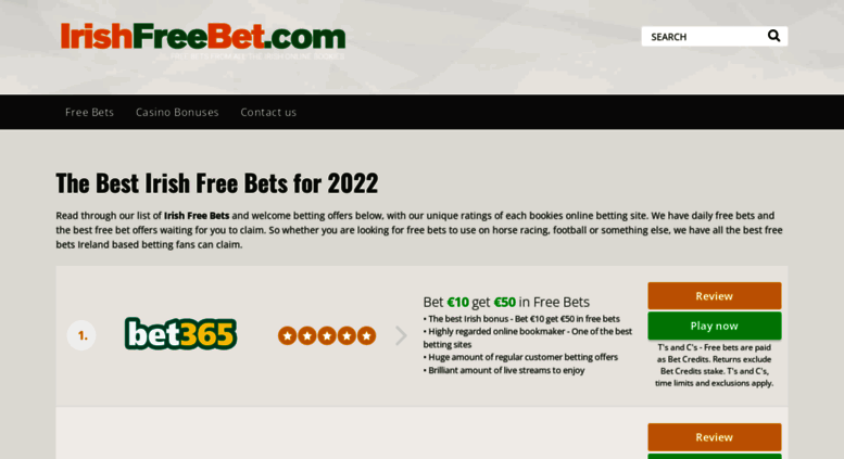 Online bookmakers new customer offers