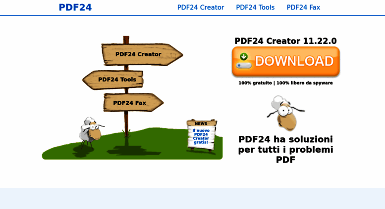 pdf24 editor italiano scarica