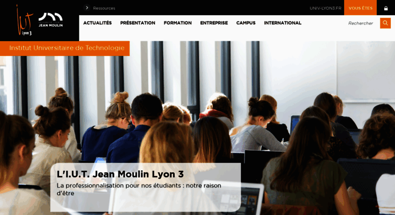 Access Iut Univ Lyon3 Fr Iut Université Jean Moulin Lyon 3
