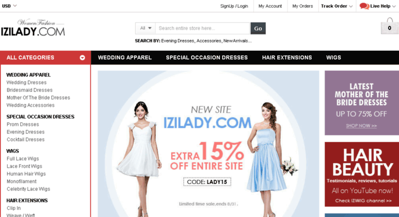 Access Izilady Com Wedding Dresses Prom Dresses Evening Dresses