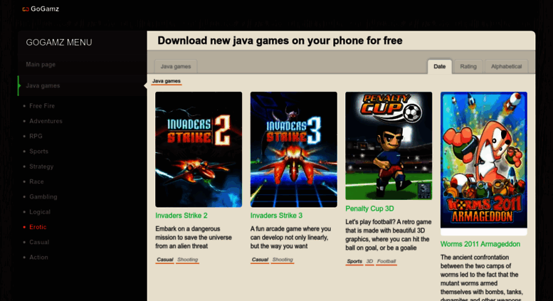Download games for java phone