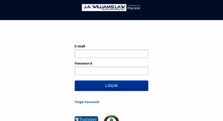 Access Jawilliamslaw mycase MyCase Login