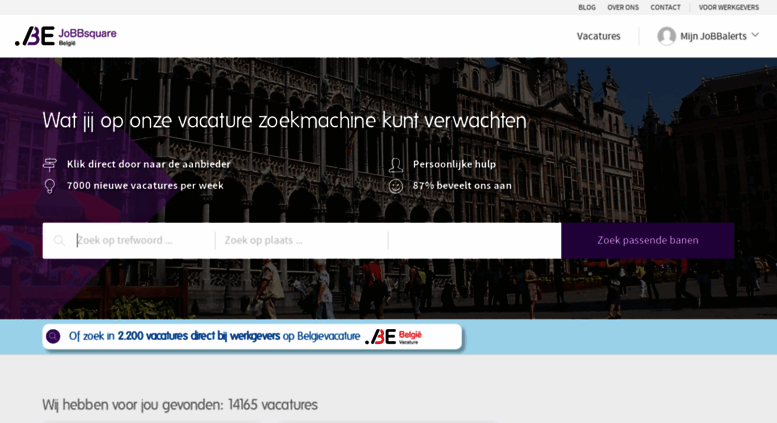 Access Jobbsquare Be Vacatures Werk Zoeken En Solliciteren