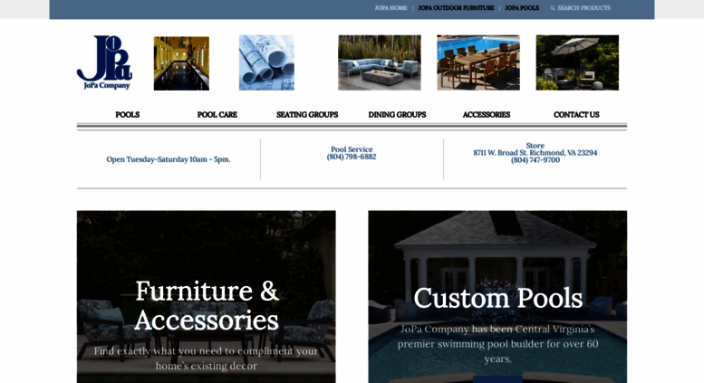 Access Jopa Quality Outdoor Patio Furniture And Accessories Jopa Screenshot