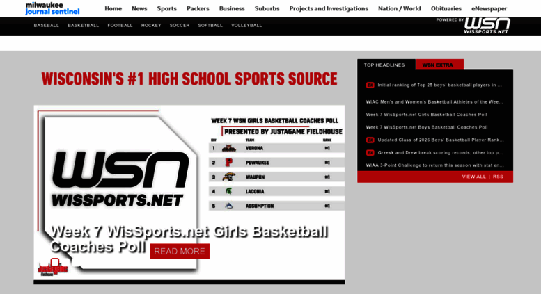 Access jsonline.wissports.net. Wisconsin High School Sports | Wisconsin