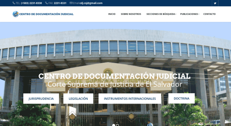 Access Jurisprudencia.gob.sv. CSJ – Centro De Documentación Judicial