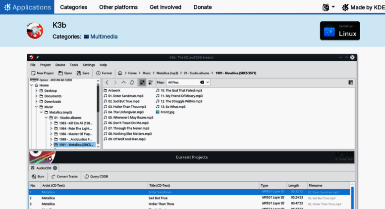 TÉLÉCHARGER K3B EN FRANCAIS