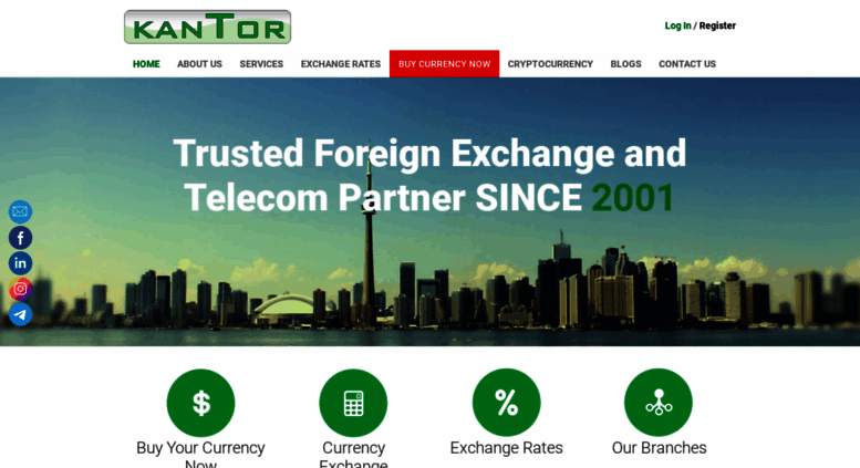 Access Kantor Ca Currency Exchange Best Rates In Toronto Kantor Ca Screenshot