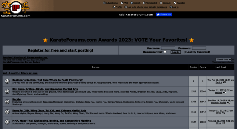 karate forum