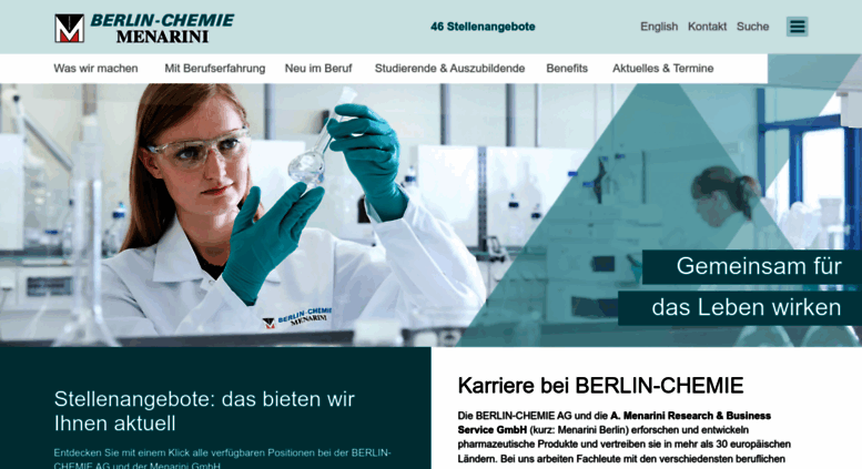 Access Karriere Berlin Chemie De Jobs Und Karriere Bei Berlin Chemie Und Der Menarini Gmbh