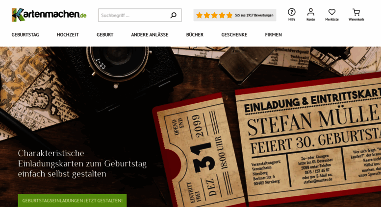 Geburtstag Karte Bestellen Herzlichen Gluckwunsch An Die Lieben