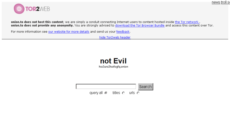 tor browser not evil hydraruzxpnew4af