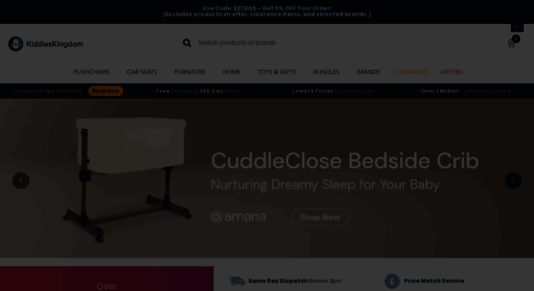 Access Kids Kingdom Co Uk Online Baby And Nursery Kids Kingdom Co Uk Screenshot