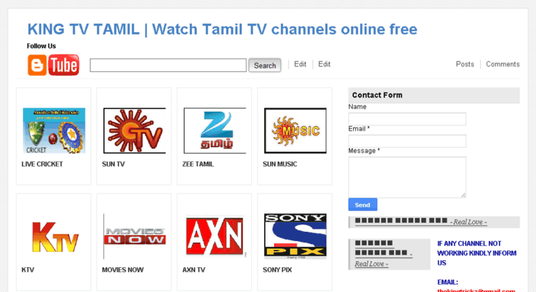 free tamil tv online