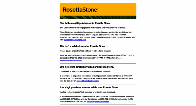 rosetta stone totale contents