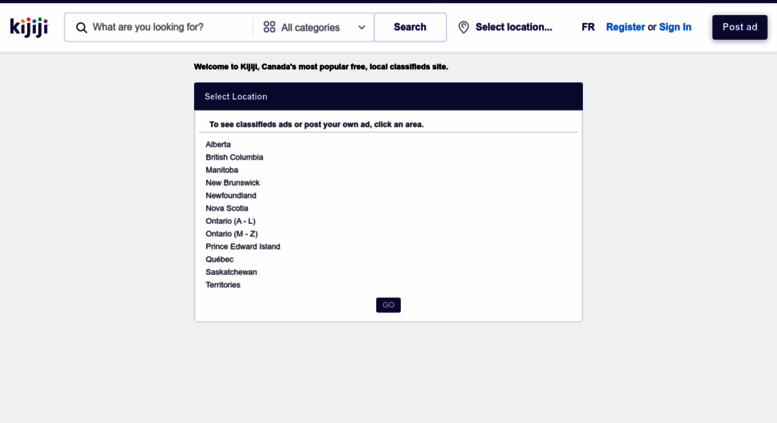 Access Kitchener Kijiji Ca Kijiji Buy Sell Save With