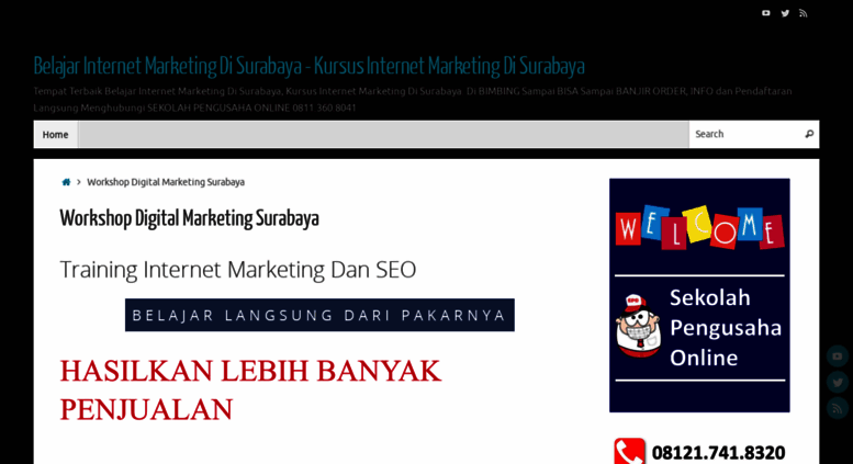 Access Klikspo Com Workshop Digital Marketing Surabaya Belajar Internet Marketing Di Surabaya Kursus Internet Marke<script async src=