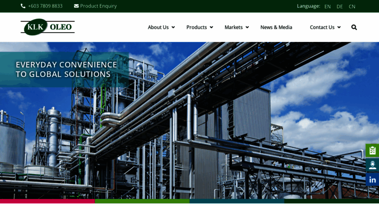 Access Klkoleo Com Oleochemicals Manufacturer Oleochemical