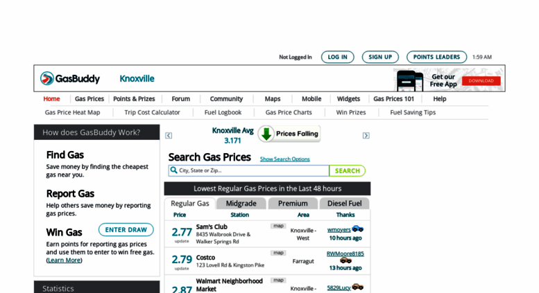 Cheap Gas Finder >> Access Knoxvillegasprices Com Knoxville Gas Prices Find Cheap Gas Finder >> Access Knoxvillegasprices Com Knoxville Gas Prices Find