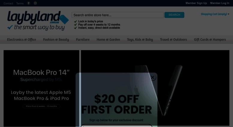 Access Laybyland au Laybyland Your Online Layby Department Store